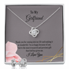 1Girlfriend New Neck Love Knot Necklace and Earring Set