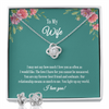 10 Wife1 Love Knot Necklace and Earring Set