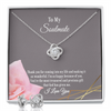 1Soulmate(GF) Good Love Knot Necklace and Earring Set