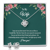 9Wife Mac Love Knot Necklace and Earring Set