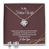 1 Future Wife Love Knot Necklace and Earring Set