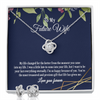 2 Future Wife Good Love Knot Necklace and Earring Set