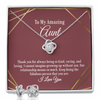 1aunt_MAC Love Knot Necklace and Earring Set