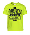 Virtual "Quarantined" 5th Grade Graduate Kids T-Shirts 2020