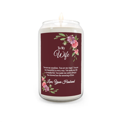 Wife  Romantic Gift  Candle, Aromatherapy Candle, 13.75oz