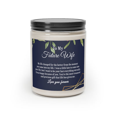 Candle Gift for Future Wife, Candle with Message, Scented Candle, 9oz