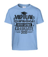 Virtual "Quarantined" 5th Grade Graduate Kids T-Shirts 2020