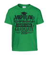 Virtual "Quarantined" 4th Grade Graduate Kids T-Shirts 2020