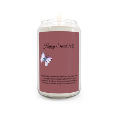Candle 16th Birthday Gift, 16 Year Old Birthday, Sweet Sixteen, Happy Sweet 16th,16th Birthday Gifts For Girls