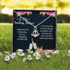 You Are My Forever Drinking Partner - Anchor Necklace