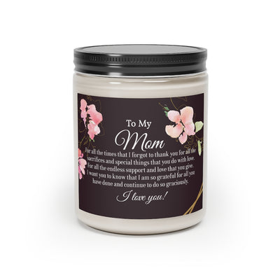 Custom Candle For Mom, Mom Birthday / Anniversary Gift For Mom, Personalized Candle, Mothers Day Gift From Daughter